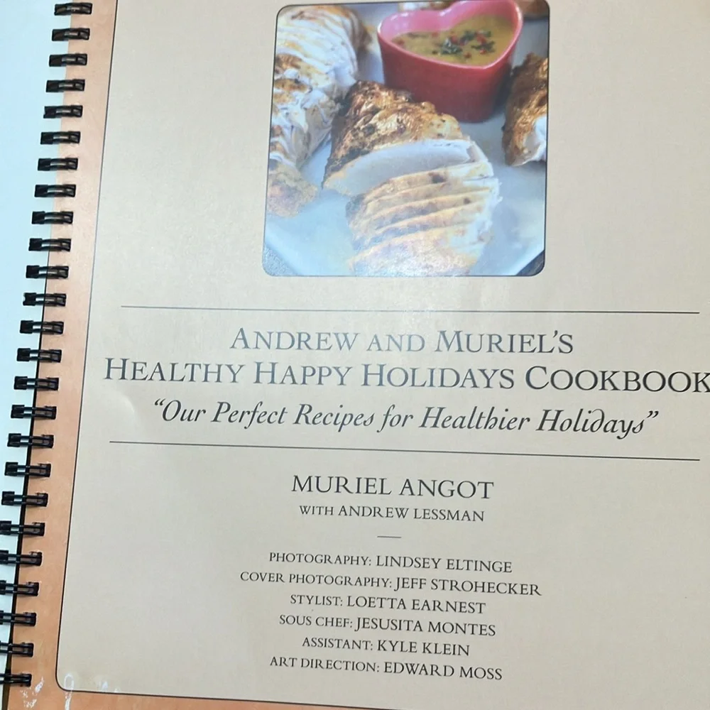COOKBOOK‎ ANGOT, LESSMAN,  HAPPY HOLIDAYS COOKBOOK NEW